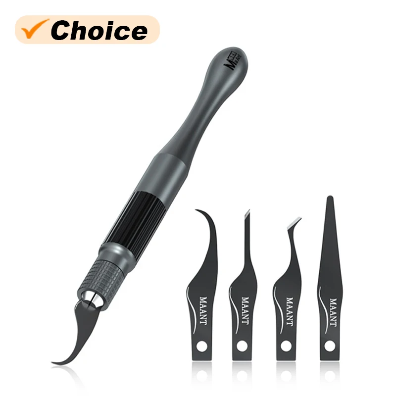 MaAnt Multifuncional Glue Removal Knife, Mão polida, Elastic Blade, Telefone Motherboard Chip, Raspador CPU, Pry Knife Tool