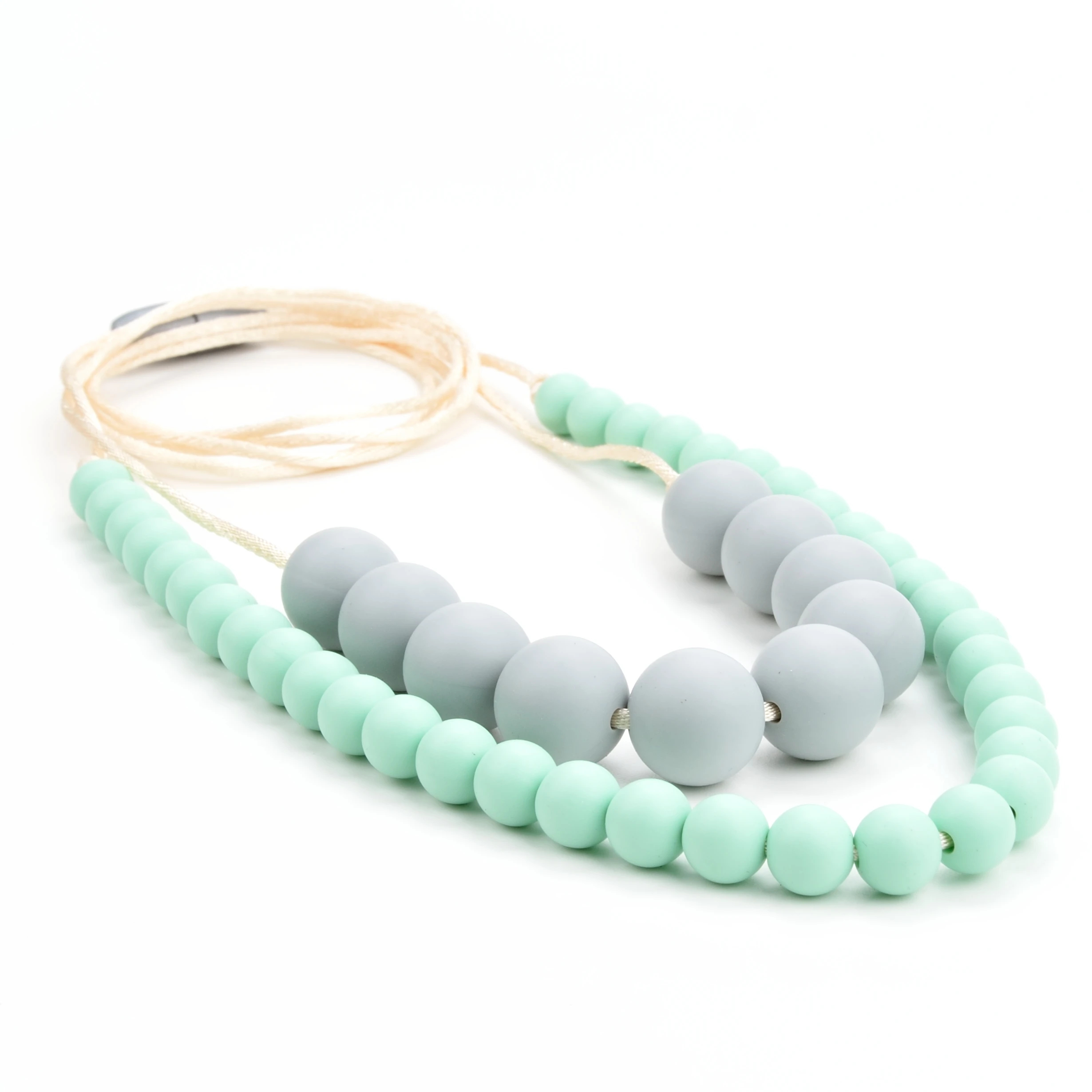 LOFCA Silicon Chuỗi Hạt Vòng Silicone Cho Bé Mọc Răng Điều Dưỡng Vòng Cổ Dành Cho Bé Sơ Sinh Mẹ Không Chứa BPA Cho Con Bú Trang Sức