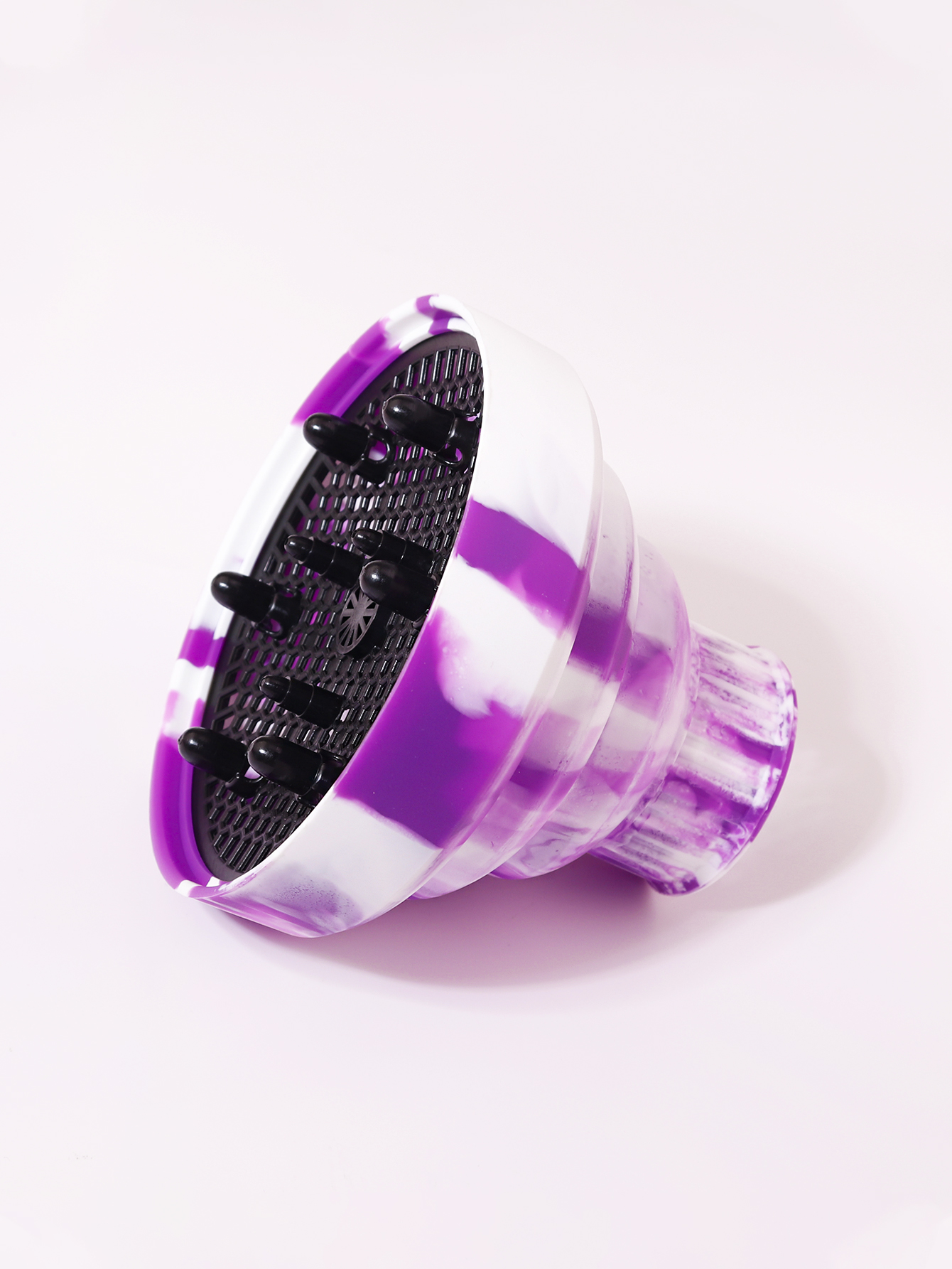 1 touca de secador de cabelo de silicone, adequada para secadores de cabelo com um diâmetro externo de 3,5 cm a 5 cm, usada para modelar e curvar cabelos