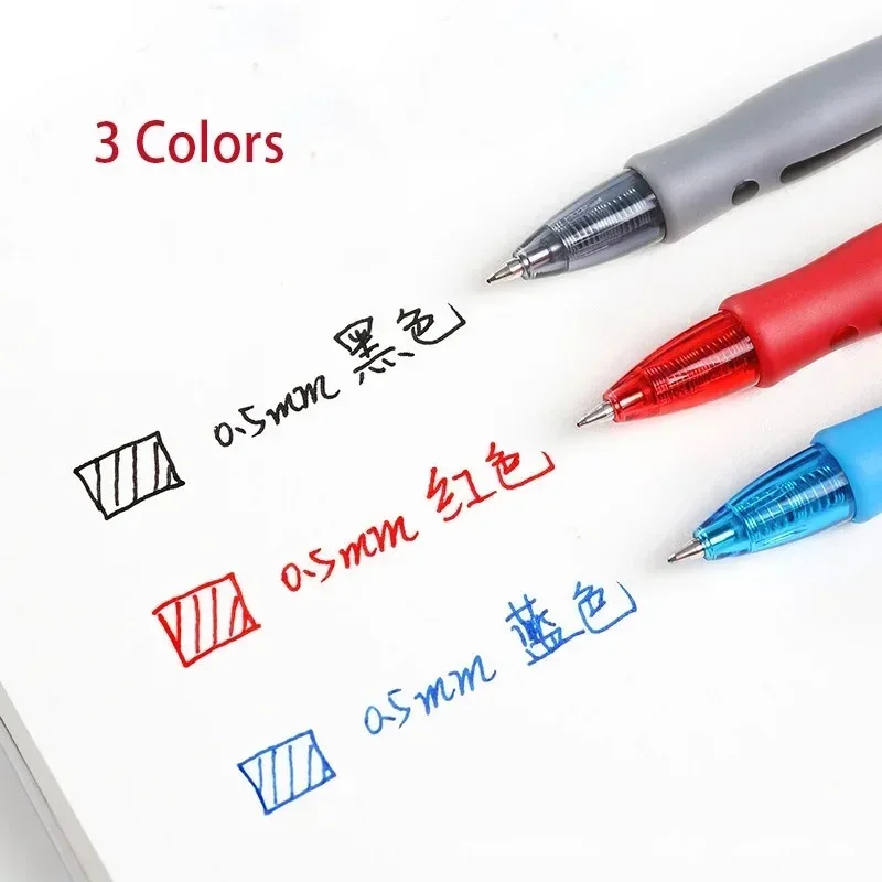 13/30 Stück einziehbares Gelschreiber-Set mit schwarzer/roter/blauer Tinte, Kugelschreiber zum Schreiben, Nachfüllungen, Bürozubehör, Schulbedarf, Schreibwaren