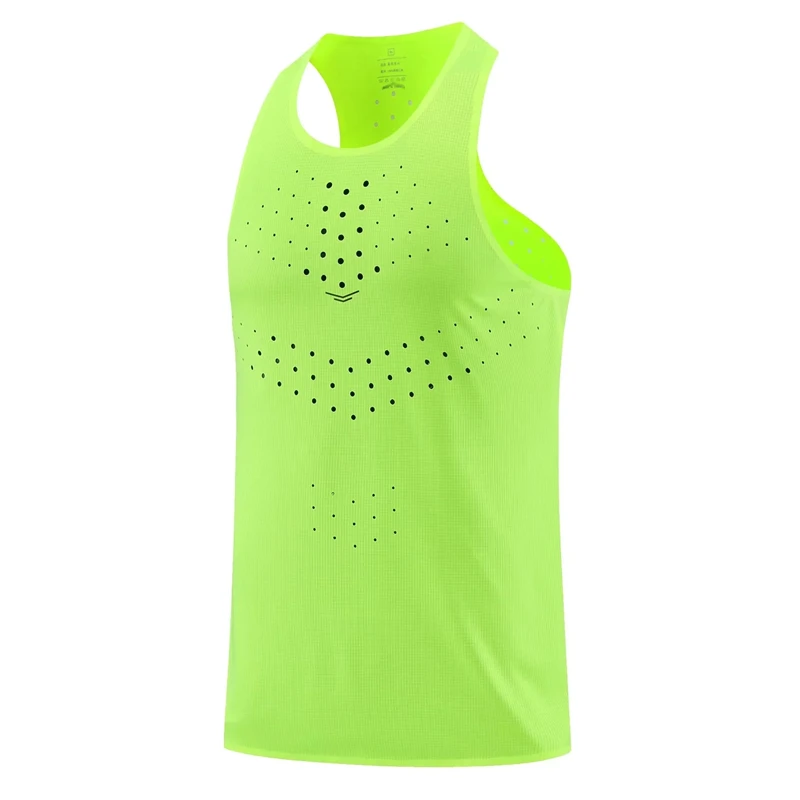 กรีฑา Tank Top เสื้อวิ่งความเร็วกีฬาฟิตเนสเสื้อแขนกุดบุรุษสตรีเสื้อผ้านักกีฬา Track Field เสื้อกล้าม