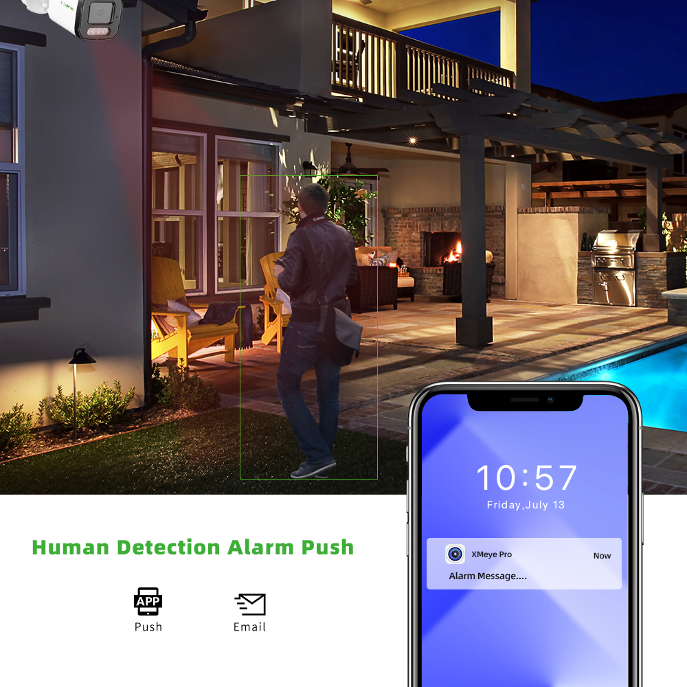 RU XMeye 4CH T 5MP Wi-Fi Система KIT Обнаружение лица Беспроводная система Onvif CCTV Видеонаблюдение Безопасность G.Craftsman