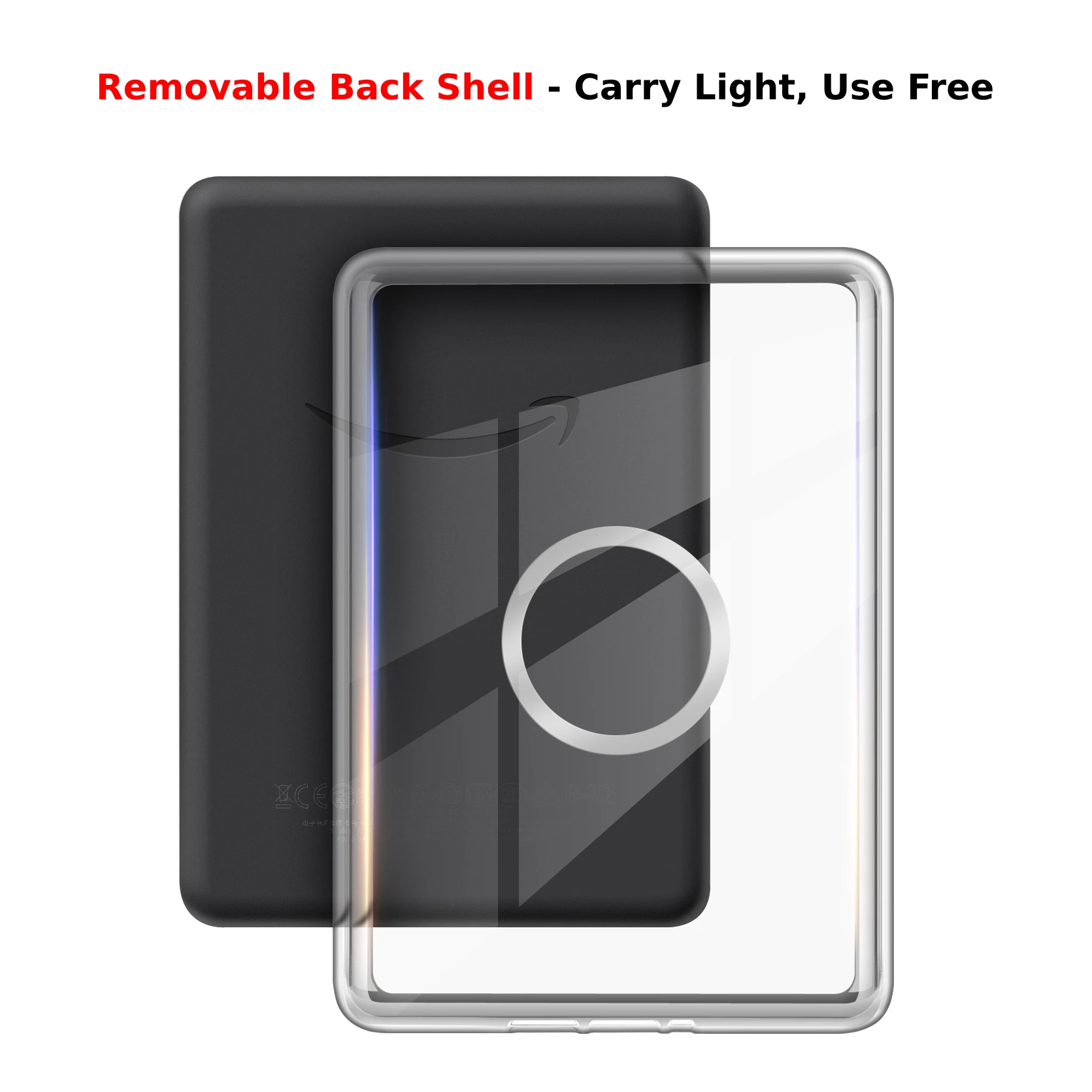 For Kindle Paperwhite 12th Gen Case Colorsoft Signature Edition 7" 2024 360° Rotation 2-in-1 Magnetic Detachable Stand SA568B