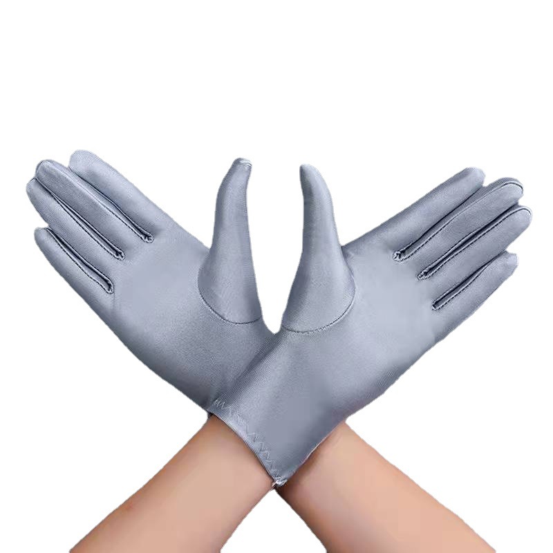 Мужчины Женщины Тонкая лайкра Весна и осень Спандекс Высокая эластичность Ювелирные изделия Этикет Защита от солнца Танцы Вождение Перчатки для выступлений