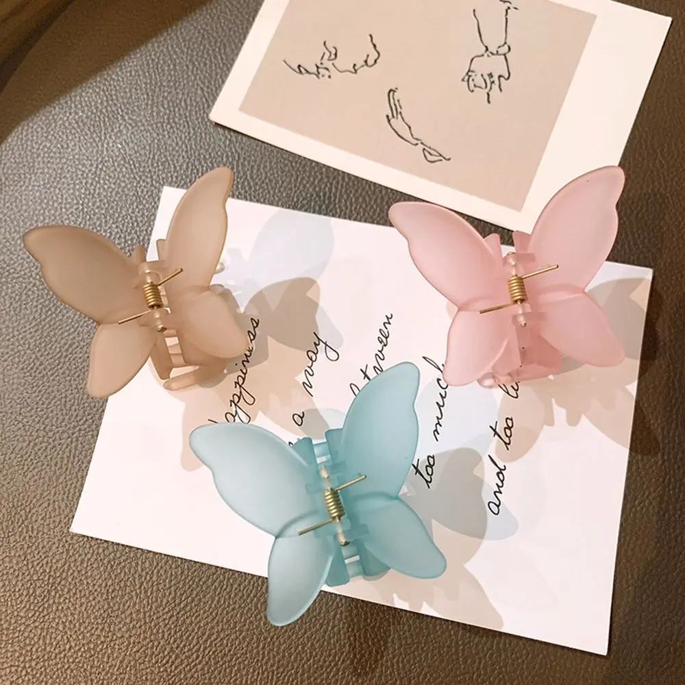Mini Butterfly Hairpin Barrettes Colorful Hair Claw Women Girls Hair Claw Clips Crab Hairpins Headband Hair Styling Accessories