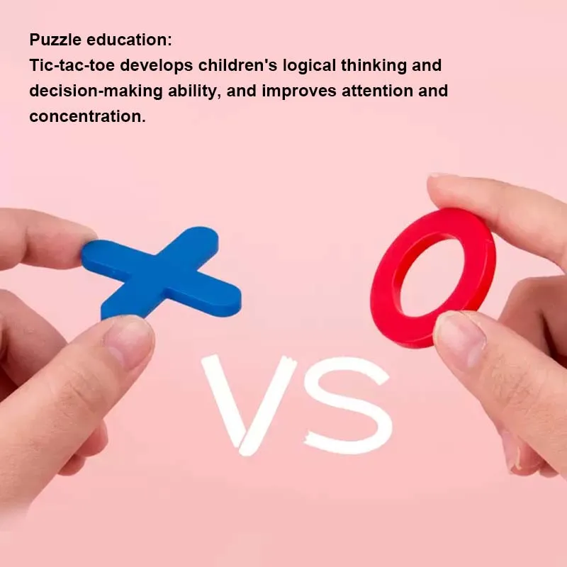Tic Tac Toe Toy Klasyczna przenośna i ponadczasowa gra strategiczna dla wszystkich grup wiekowych