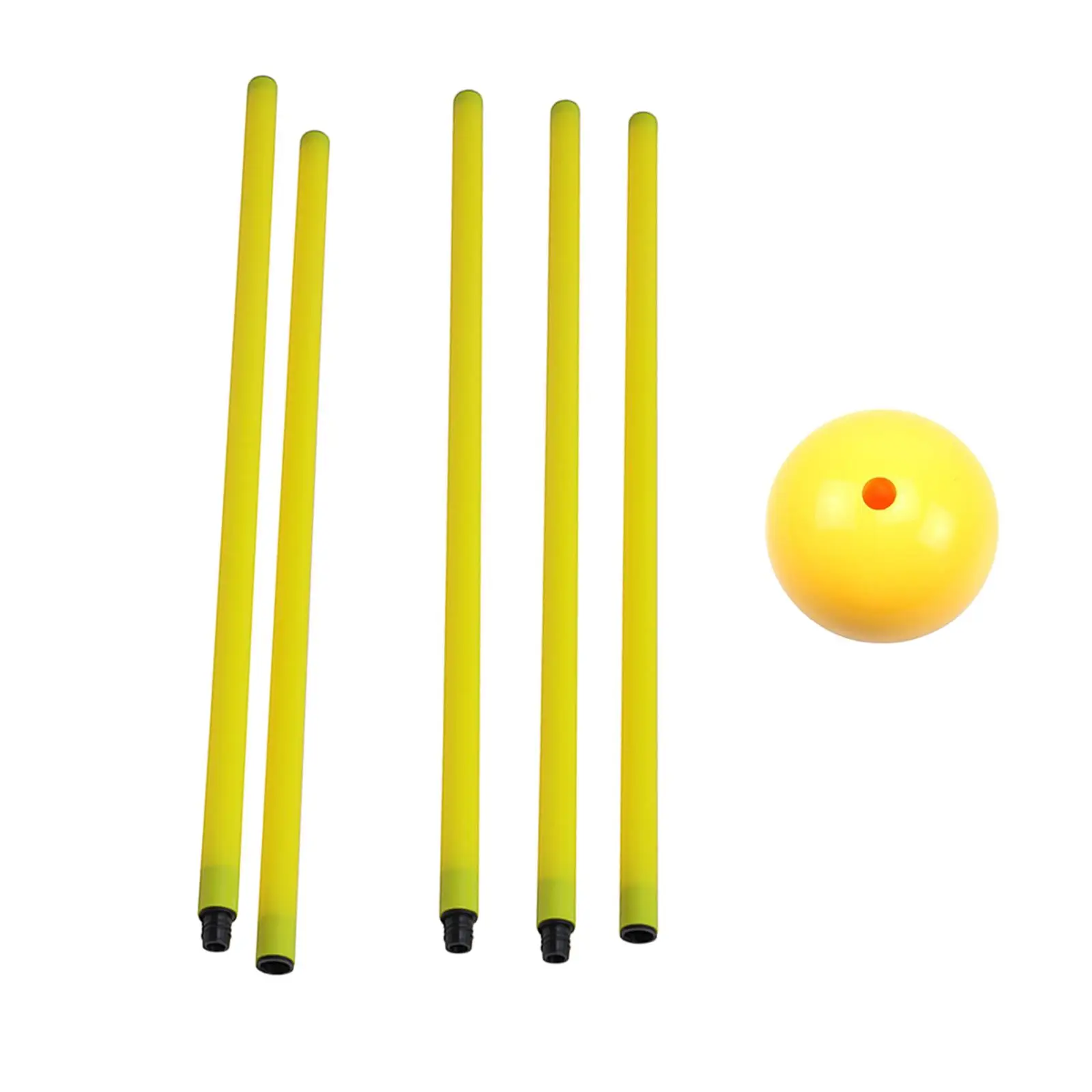 การฝึกอบรม MARKER ฟุตบอลป้าย POLE Agility MARKER DROP ทนฝ่าอุปสรรคบาร์สําหรับบาสเกตบอลฟุตบอลการฝึกอบรมกีฬากลางแจ้ง