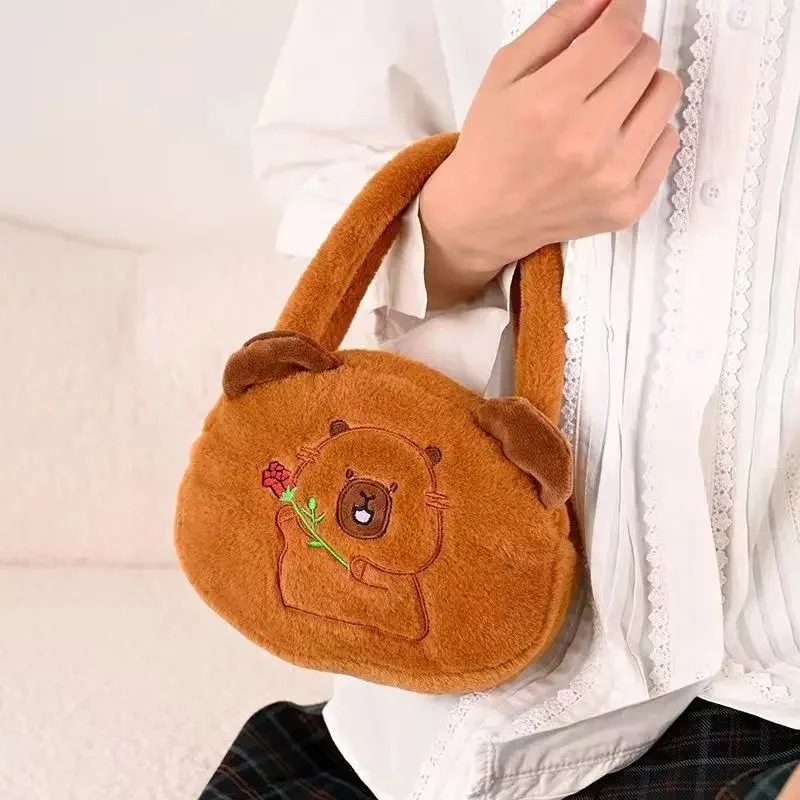イルカのぬいぐるみバックパック,かわいい人形のトートバッグ,2目的のショルダーバッグ,快適なウォーターバッグ,ギニアピッグ,kapyaze