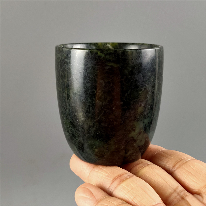 Natural Medicine King Jade Teacup Water Cup Kung Fu Tea Set Teacup