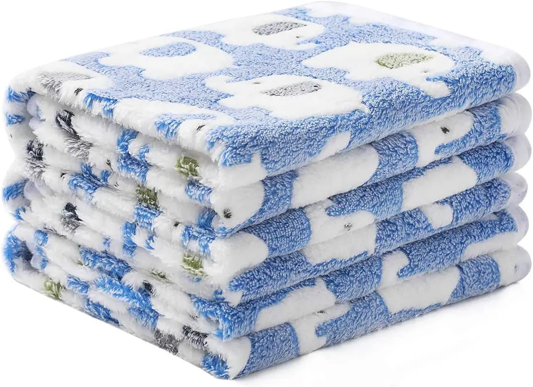ช้างน่ารักผ้าห่มเด็กทารกแรกเกิด Swaddle Wrap ผ้าปูที่นอน Soft WARM ทารกผ้านวม Coral Velvet รถเข็นเด็กทารกอุปกรณ์เสริม