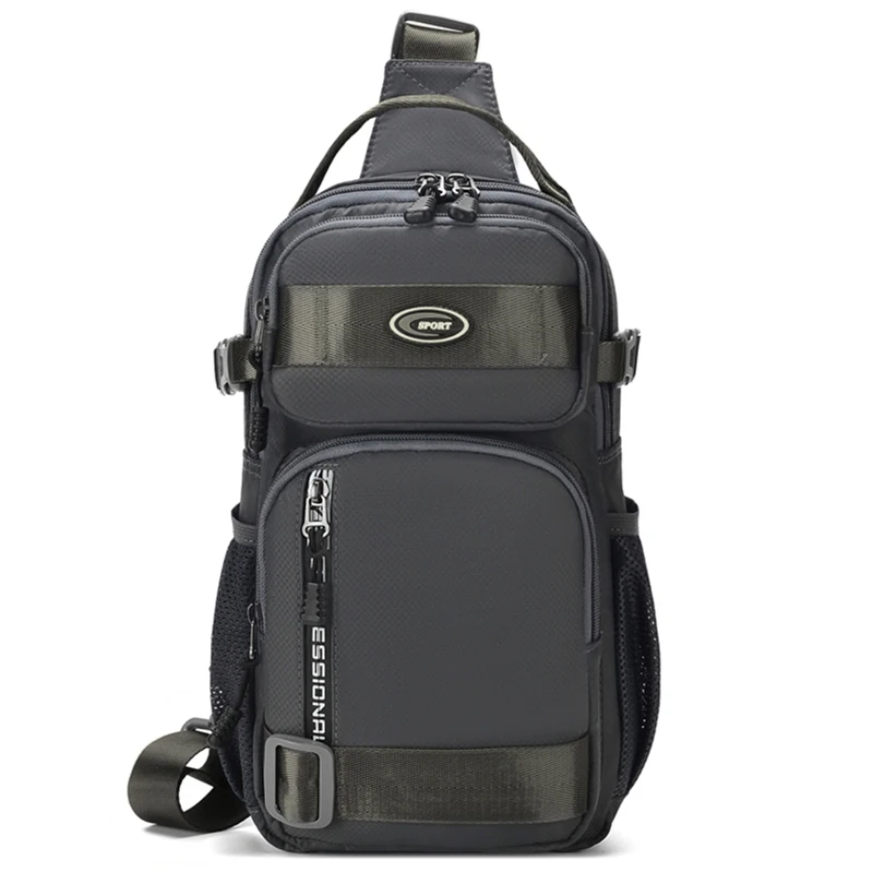 Plecak jeździecki dla mężczyzn, męska torba na klatkę piersiową, codzienna męska torba na jedno ramię, lekka i duża torba crossbody