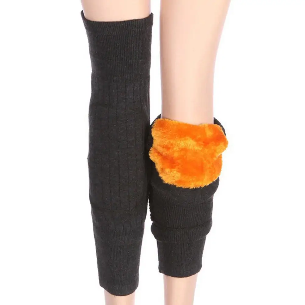 หนา Cashmer เข่า Pads คู่เข่าอุ่น Pads สําหรับผู้สูงอายุผู้ชายและผู้หญิงกีฬาเข่า Pads สําหรับเข่าอุ่นเข่าร้อน