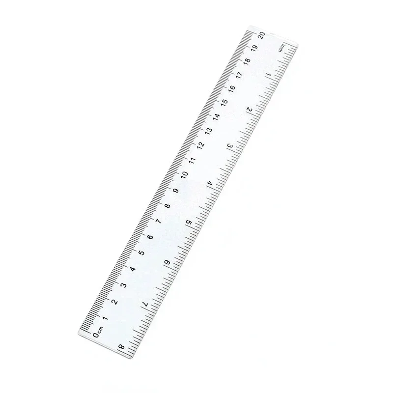 15 cm 20 cm 30 cm Righello dritto Righello in plastica trasparente Strumento di disegno Accessori da scrivania Cancelleria per studenti Forniture per ufficio scolastico