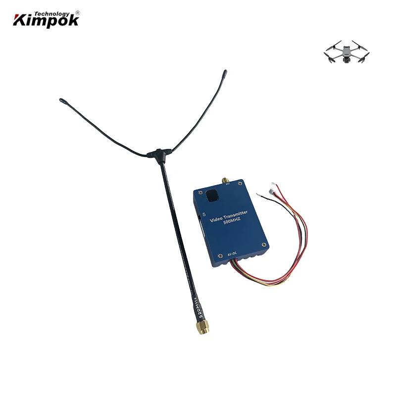 20Km Los Fpv Vtx 600Mhz 2W Video Transmitter and Receiver for Transmission