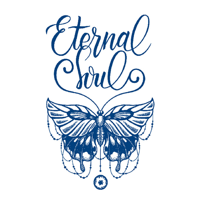 Herbal Tattoo Sticker Semi Permanent 7-15 Day Waterproof Juice Temporary Tattoos Sticker Size:180 * 110mm