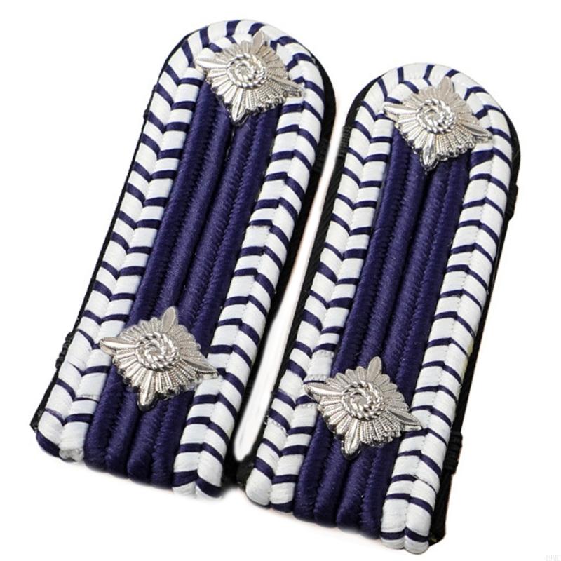 49mc schouderepauletten gouden beveiligingsuniform accessoires Captain Professional Security Guard Epaulets Captain