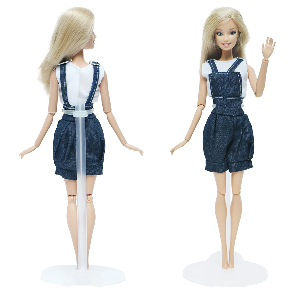 10/20 unids/lote soporte transparente para muñecas Color claro figura de juguete soporte de exhibición Prop Up modelo de maniquí