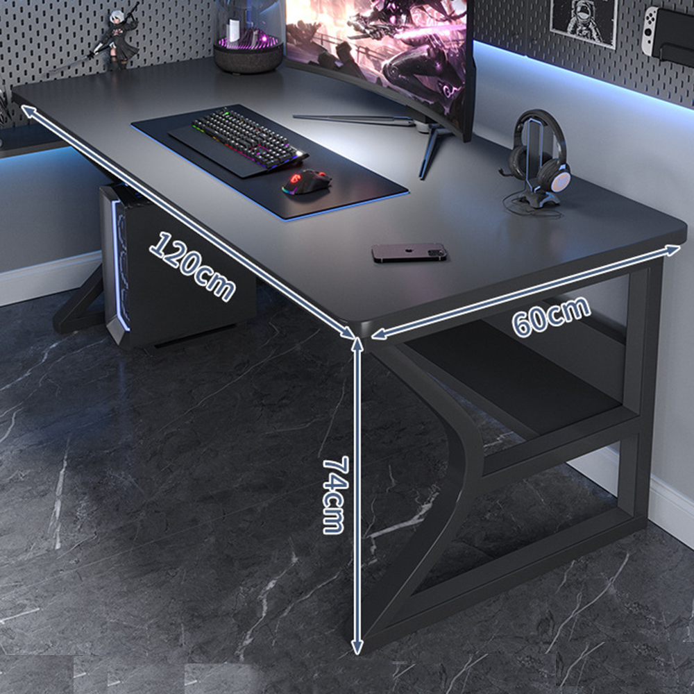1 Uds. Mesa larga escritorio para ordenador mesa de transmisión en vivo escritorio de escritura para el hogar tocador moderno Simple mesa de salón de uñas 120*60 cm