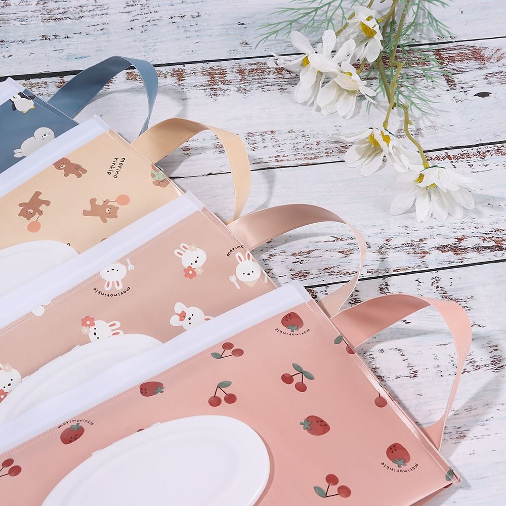 1PC EVA Baby Feuchttücher Beutel Tragbare Schnalle Tücher Halter Fall Flip-Cover Snap-Strap Wiederverwendbare Nachfüllbare Feuchttücher tasche Tissue Box