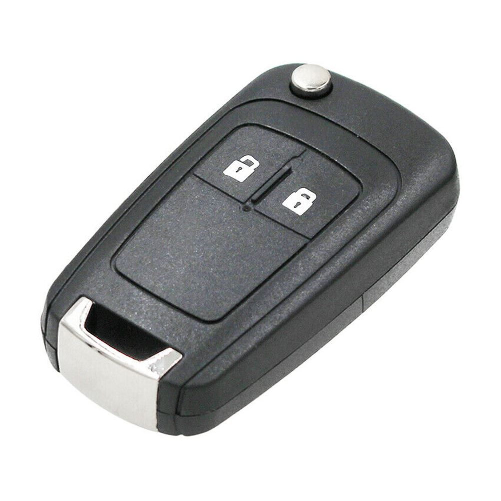 2-knops auto-opvouwbare sleutelbehuizing vervangende opvouwbare sleutel voor Opel Astra J voor Corsa E autosleutel shell fob beschermhoes