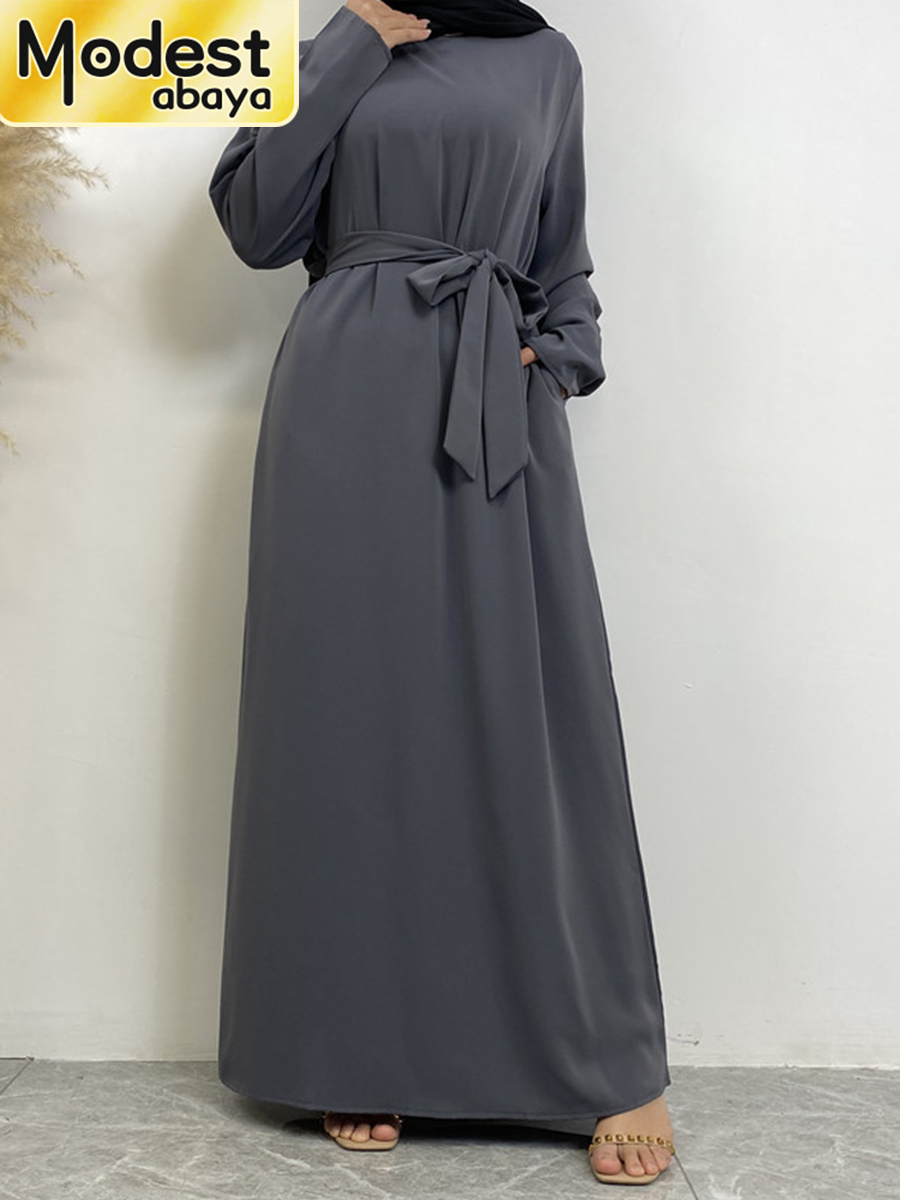 Skromna Abaya Ramadan Turcja Kaftan Islamska Odzież Muzułmańska Dla Kobiet Hidżab Sukienka Robe Femme Musulmane Caftan Marocain Vestidos