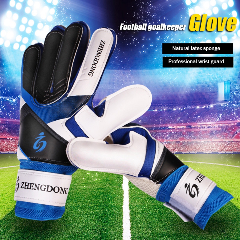 Volwassenen Kinderen Professionele Voetbal Keepershandschoenen Vingerbescherming Doel Verdikte Latex Voetbalhandschoenen voor futbol futebol Doel