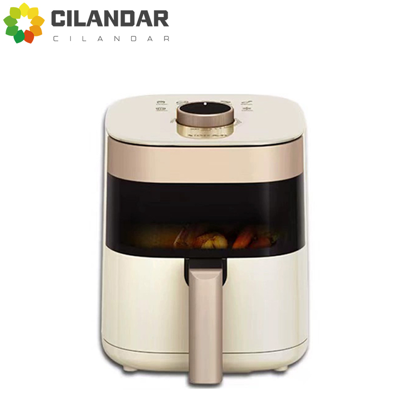 2025 nueva freidora de aire Xianke 5L de gran capacidad barbacoa doméstica freidora eléctrica rotativa multifuncional horno eléctrico