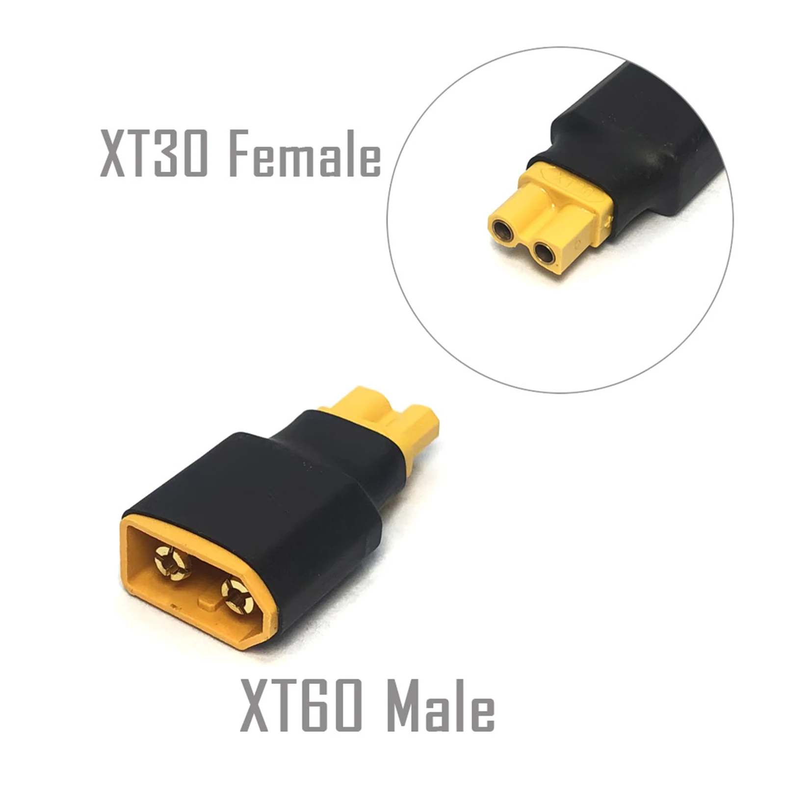 พลาสติกอะแดปเตอร์แบบขนาน DIY อุปกรณ์เสริม XT60 To XT30 Converter Connector เปลี่ยนขนานสําหรับแบตเตอรี่ลิเธียม ESC