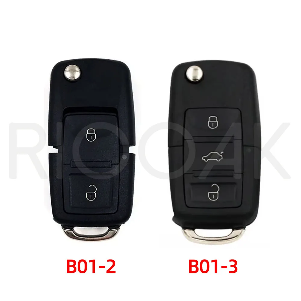 5 unids/lote llave remota KD serie B KD900 B01-2 B01-3 llave de coche para VW KD-X2 programador de llaves máquina KDMINI