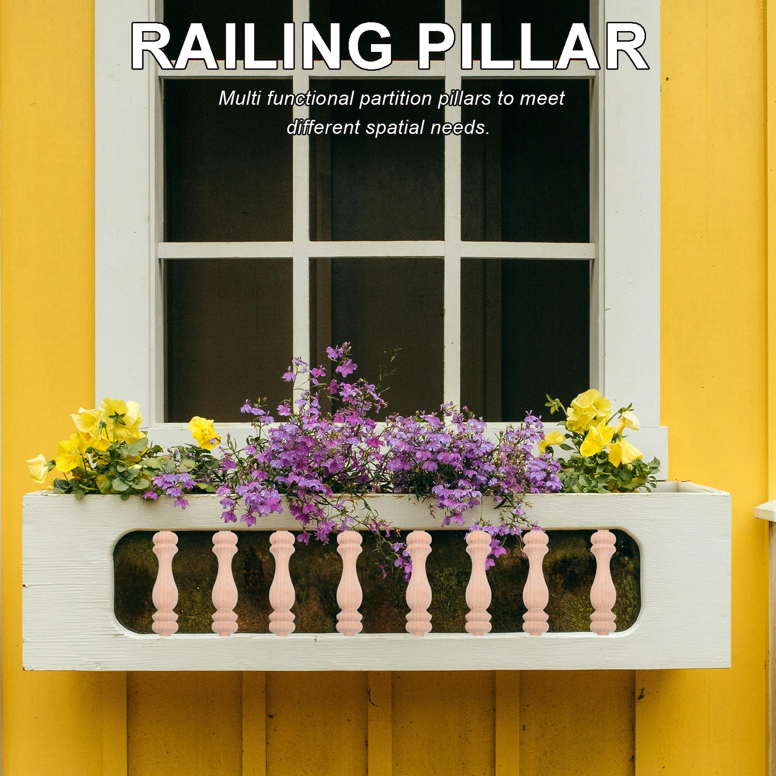 Baluster de cabaça de madeira sólida, 84mm, eixo decorativo inacabado para escada, reparo de móveis para casa, artesanato em madeira, faça você mesmo com 10 peças