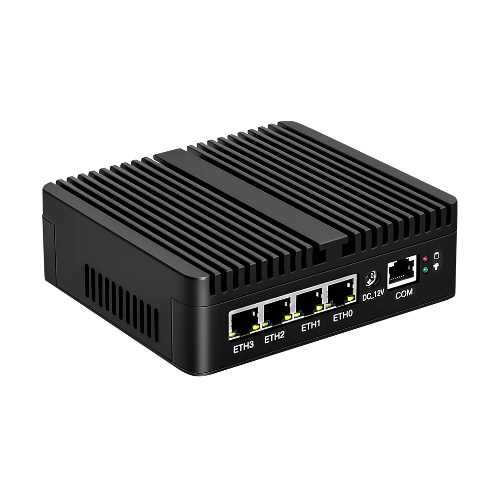 Topton pfSense Firewall Soft Router N5105 N150 N100 4x i226-V 2.5G LAN NVMe Barebone Fanless Mini PC HDMI2.0 DP AES-NI OPNsense