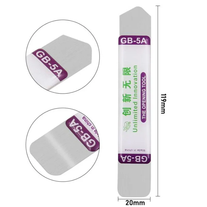 2/5 pezzi in metallo piatto Spudger lama morbida leva aperta kit di strumenti di riparazione strumenti di riparazione del telefono