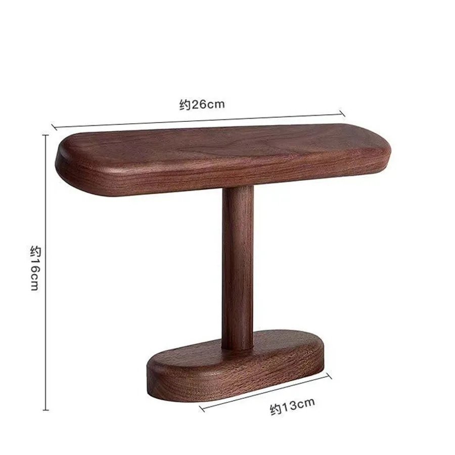 Walnut Watch Bracket Display Holder Jewelry Bracket Chain Anklets Hanger Stand Racks Organizer For Counter Shows