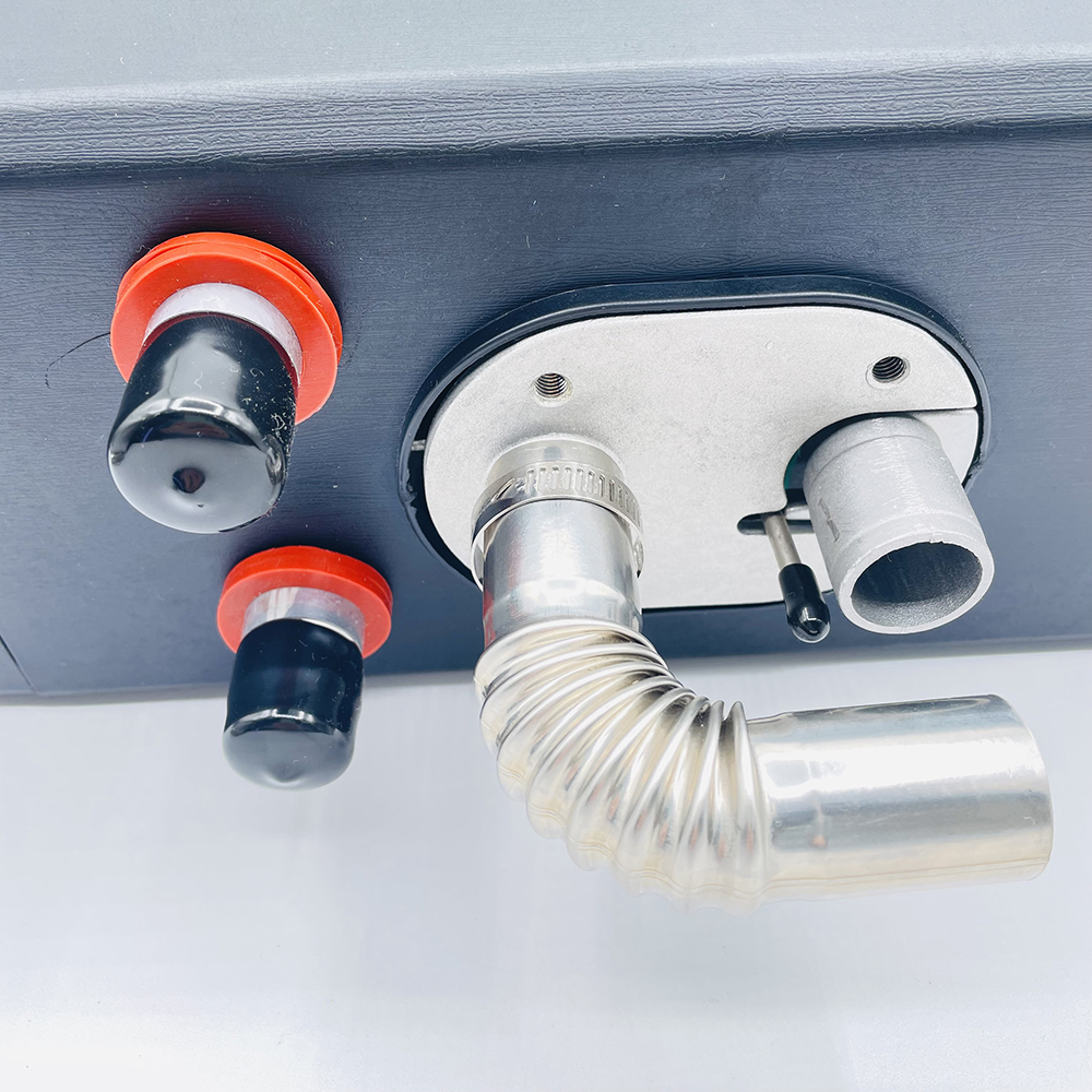 Złączka kolankowa 24 mm do rury wydechowej nagrzewnicy postojowej z klipsem do nagrzewnic Webasto, łodzi i samochodów.