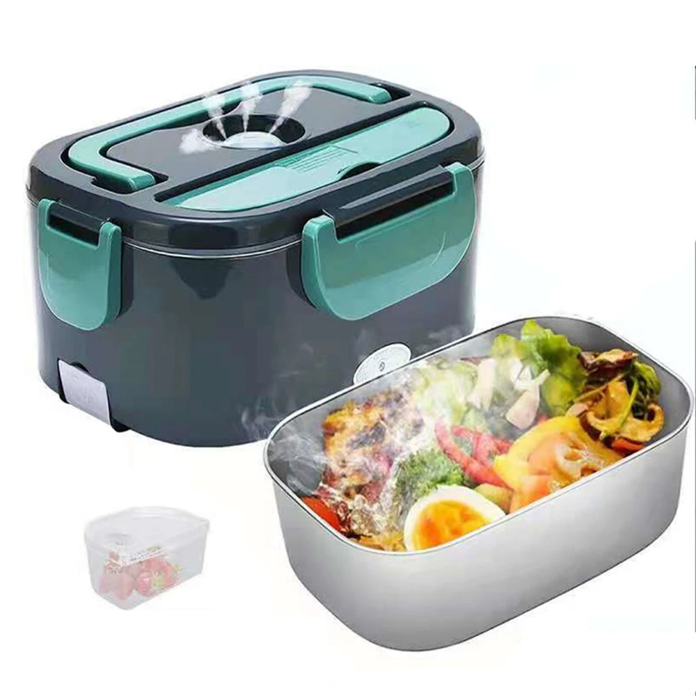 Scaldavivande elettrico da 1,5 litri 60 W Scaldavivande portatile per auto o casa Riscaldamento per pranzo a prova di perdite Microonde per camionisti