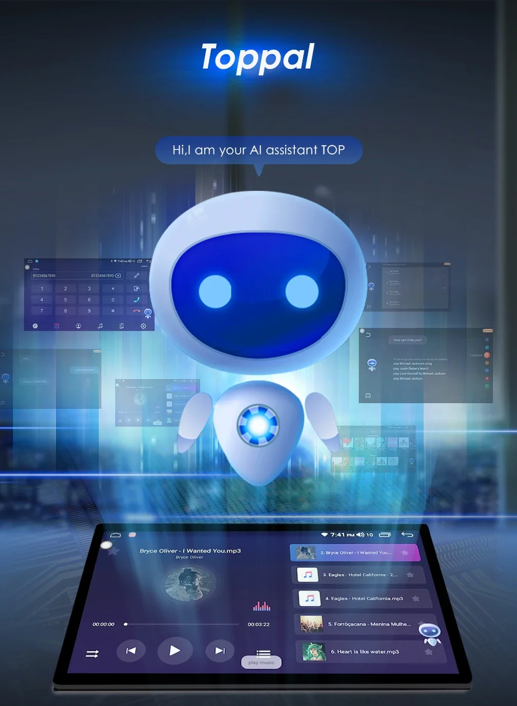 Only An Active Code of Software for Intelligent AI Voice Assistant Voice Control for All Android Car Radios Stereos In Our Shop.