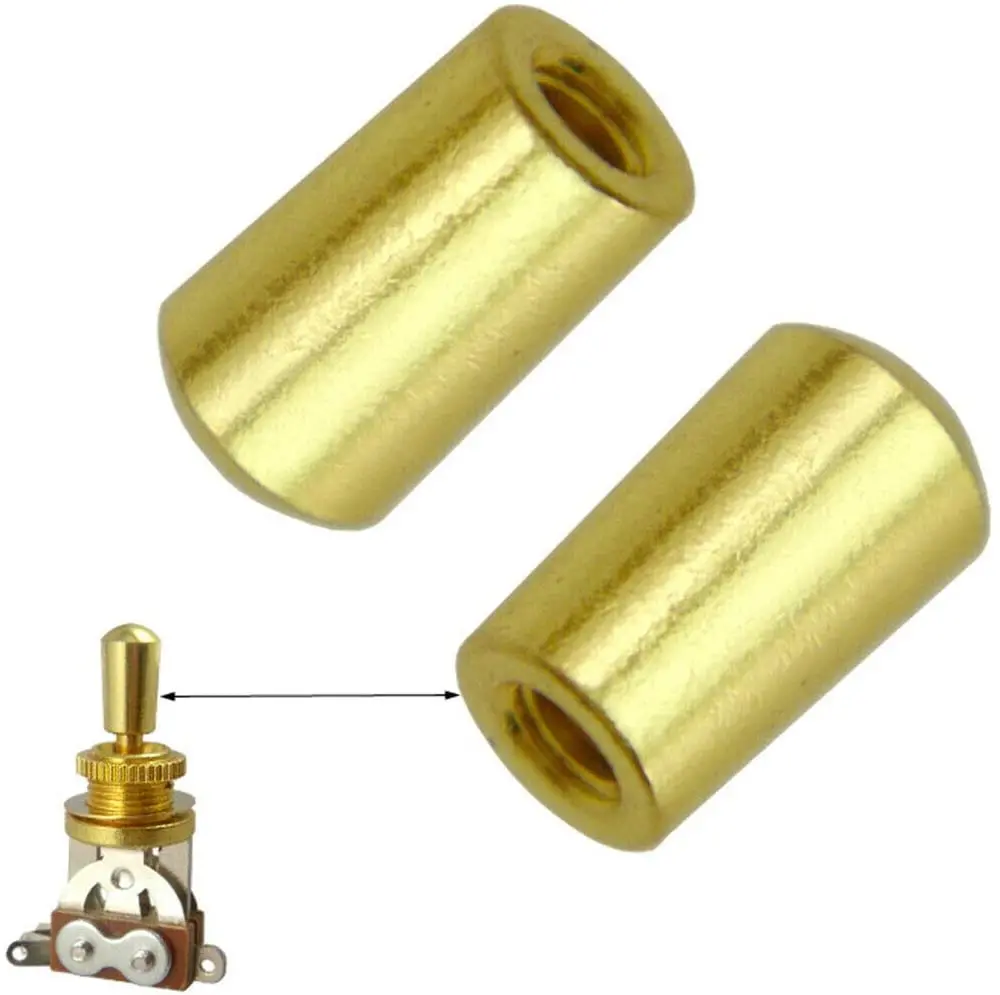 Guitar Pickup Chuyển Đổi Tip, guitar Chuyển Đổi Chuyển Selector Với Brass Đầu Kim Loại 3 Cách Chuyển Đổi Chuyển Đổi Núm Tip Cap Cho LP EPI Guitar