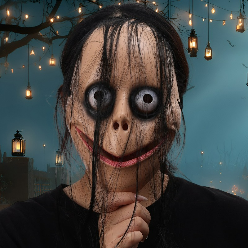 Masque effrayant réaliste pour Halloween, couverture faciale d'horreur pour Attraction hantée, accessoire effrayant, léger et respirant, unisexe