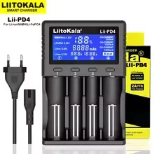 Liitokala Lii-S12 Lii-PD4 Lii-PD2 NiMH LiFePO4 리튬 이온 3.7V 1.2V 26650 14500 26700 18350 AA AAA 용 스마트 18650 배터리 충전기