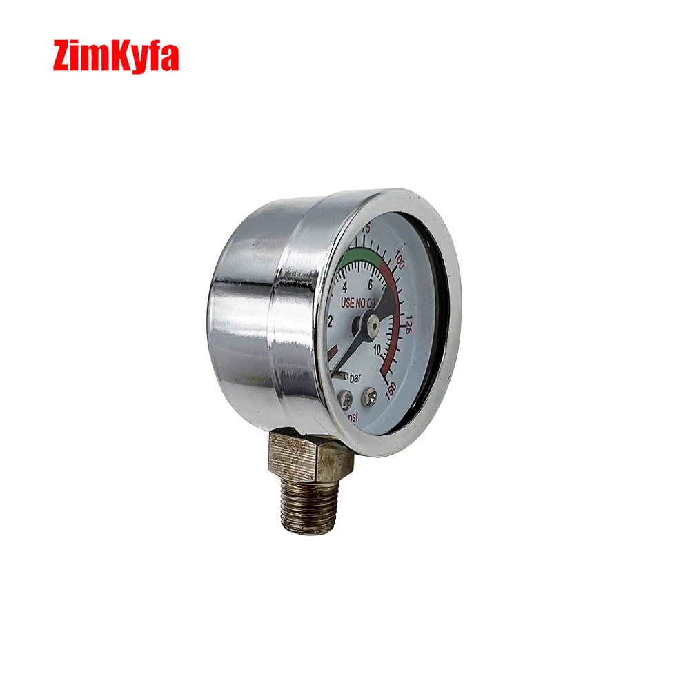 Air Manometer For Fill Station Double-Range 10bar/250bar/3500psi Pressure Gauge M10*1 1/8NPT Thread Pneumatic Fittings Accessory