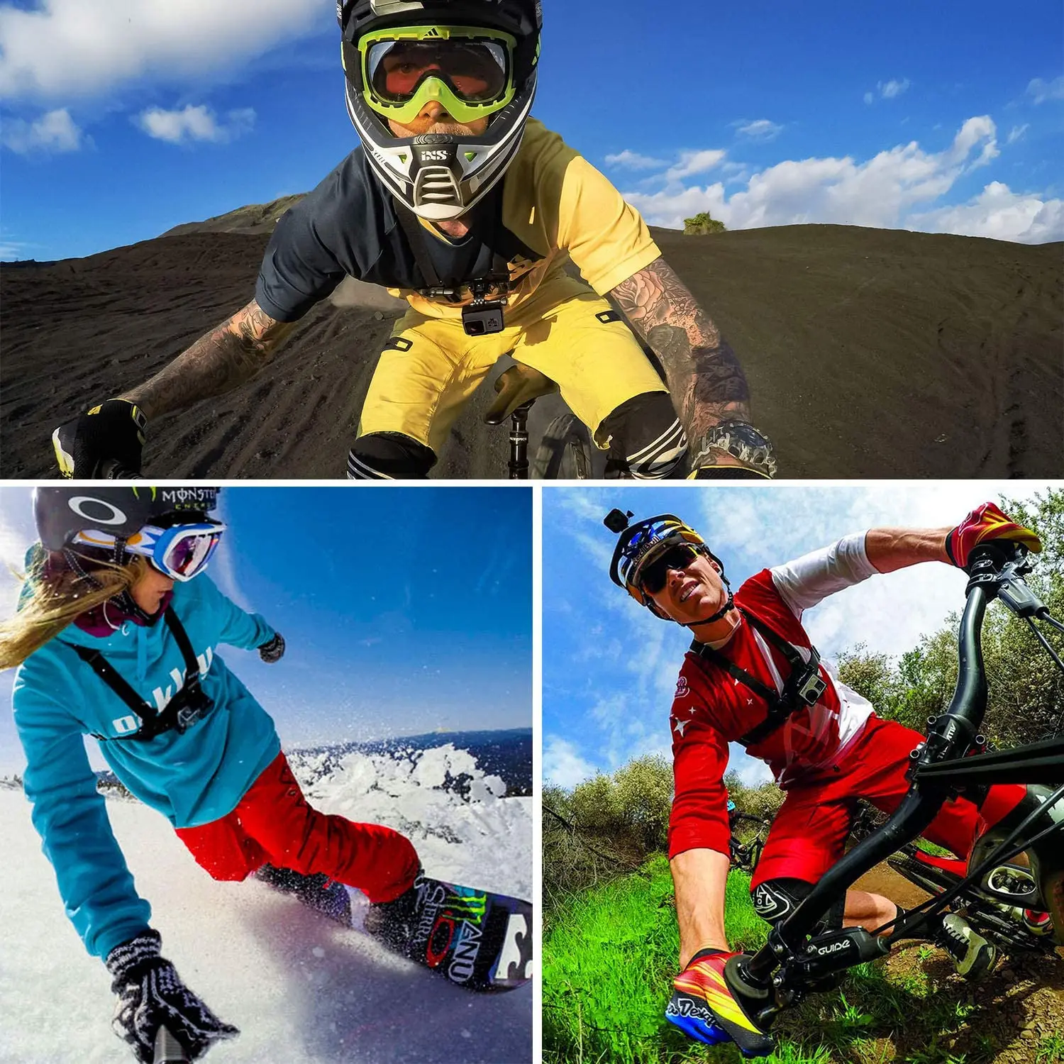 Head Strap Mount Headband Adjustable Belt For GoPro Hero 13 12 11 10 9 8 7 Insta360 DJI Osmo Action 5 4 3 2 Camera Accessories