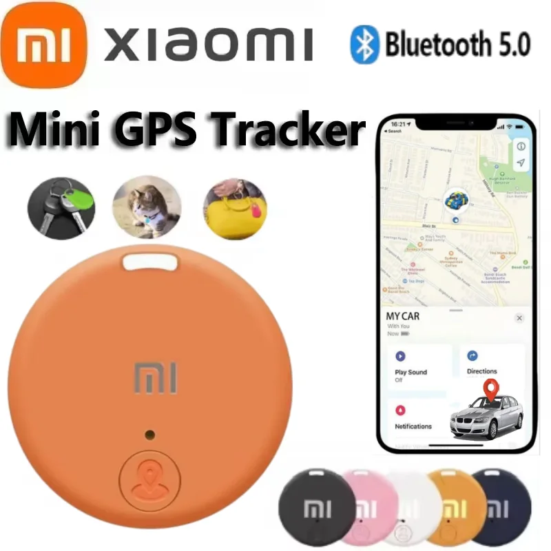 Xiaomi 2025 Новый мини GPS трекер Bluetooth 5.0 анти-потерянное GPS устройство слежения за автомобилем IOS Android Smart Finder локатор аксессуар хит продаж