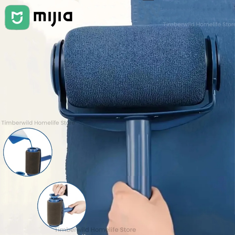 MIJIA кисть для рисования, роликовая угловая кисть для домашнего использования, самовсасывающая большая барабанная кисть, настенная живопись, латексная кисть, ручка, инструмент