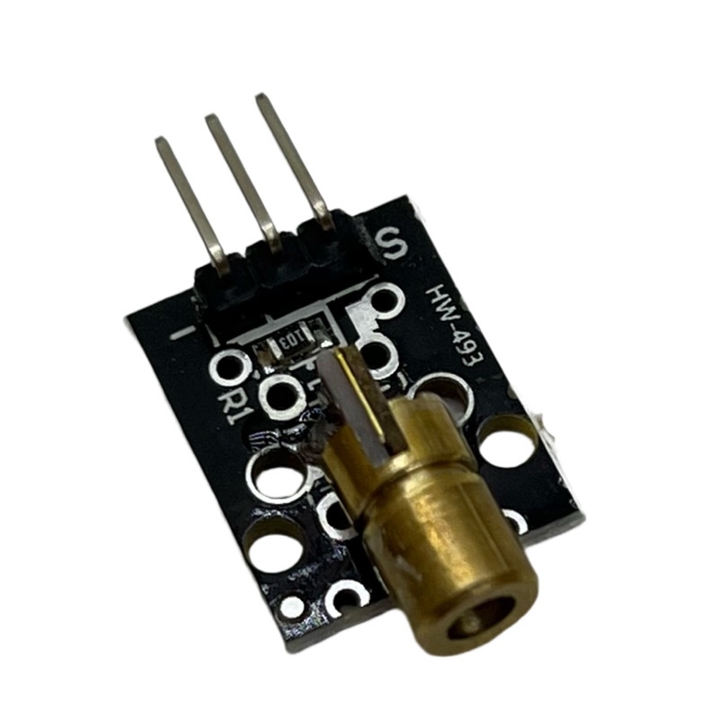 1-50 PCS KY-008 650nm Laser Sensor Module 6mm 5V 5mW Red Dot Diode Copper Head for Arduino Transmitter Module