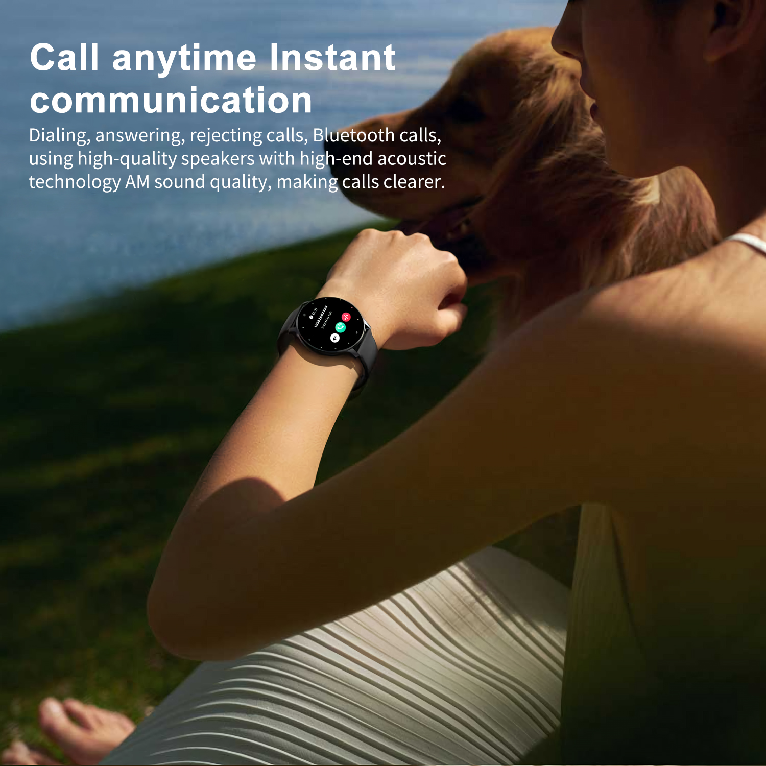 Misirun bluetooth chamada relógio inteligente para homens mulheres 24h monitoramento de freqüência cardíaca esportes rastreador fitness ip67 à prova dip67 água smartwatch novo