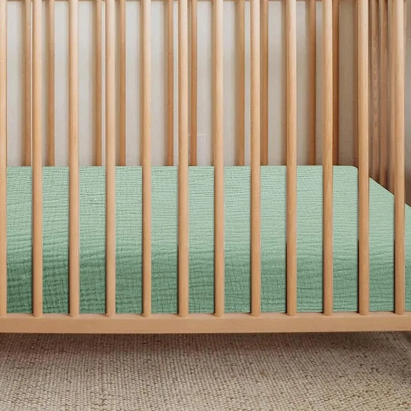 Sábana bajera ajustable para bebé, funda cama para cuna lactancia, Moisés, sábanas ajustadas, colchón D5QA