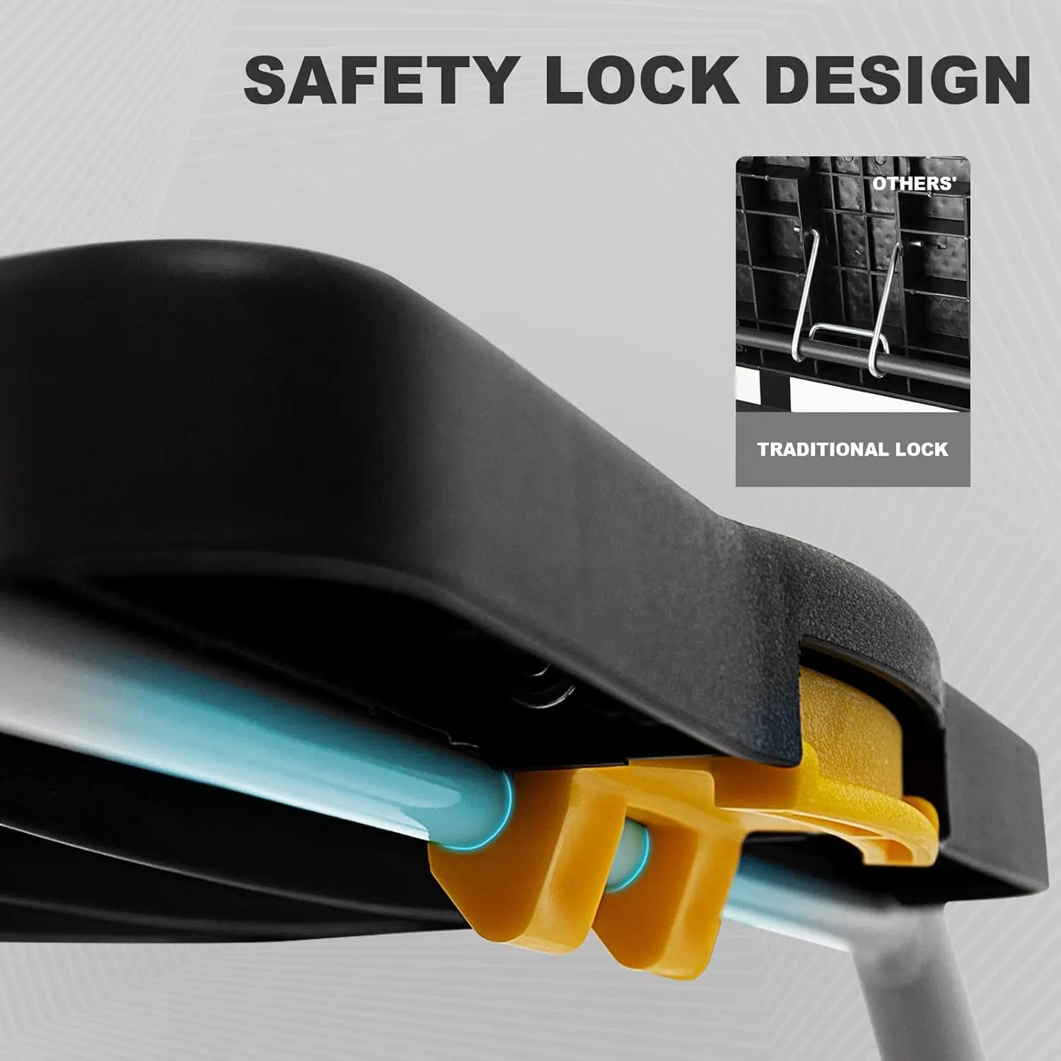 HBTower Escalera Plegable Escalera 3 Peldaños Taburete Cocina con Pedal Ancho Antideslizante, Agarre