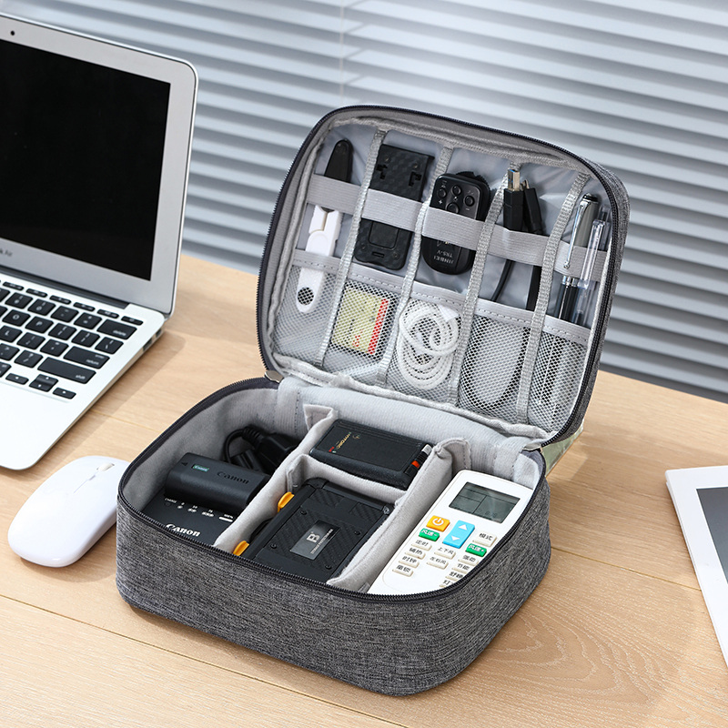 Travel Electronic Digital Storage Bag, Multifunctional High-capacity Earphones, Data Cable Protective Case, Dust Bag