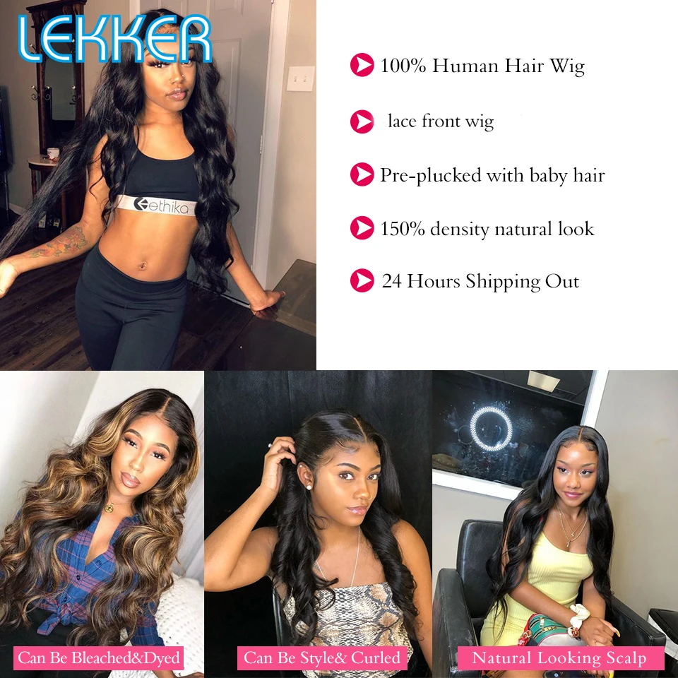 Lekker Lượn Sóng 13X1 T Phần Ren Mặt Trước Tóc Tóc Giả Dành Cho Nữ Glueless Bob Brasil Remy Tóc 30inch Sóng Thân Phần Giữa Bộ Tóc Giả