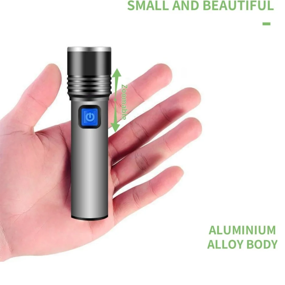 USB ชาร์จ 365nm UV ไฟฉายอลูมิเนียมแบบพกพาแสงอัลตราไวโอเลตไฟฉายสีดําเครื่องตรวจจับปัสสาวะสัตว์เลี้ยงไฟฉายสีดํา